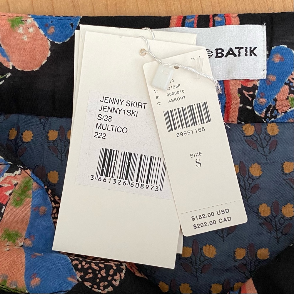 Antik Batik quilted cotton Jenny mini skirt size small/38 nwt - Picture 7 of 10